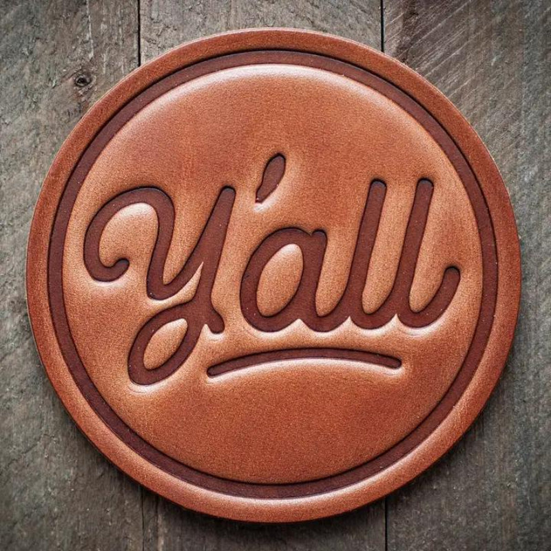Sugarhouse Leather Coaster 