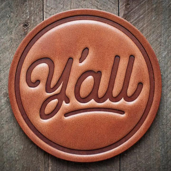 Sugarhouse Leather Coaster 