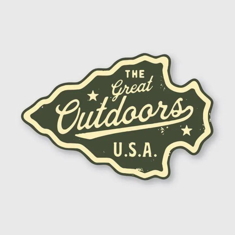 Pike Street Press Great Outdoors Arrowhead Sticker