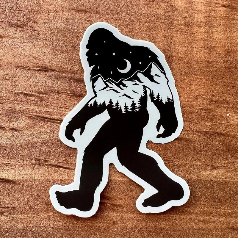 208 Tees Bigfoot Sticker | Waterproof Vinyl | 3.5in | 3-3.5 inches
