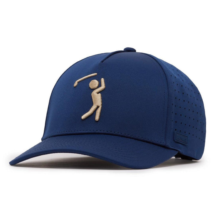 Bogey Bros Bogeyman Navy/Tan Performance Golf Hat