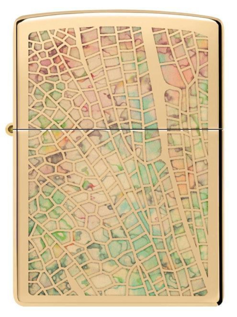 Zippo Dragonfly Wing High Polish Brass Windproof Lighter