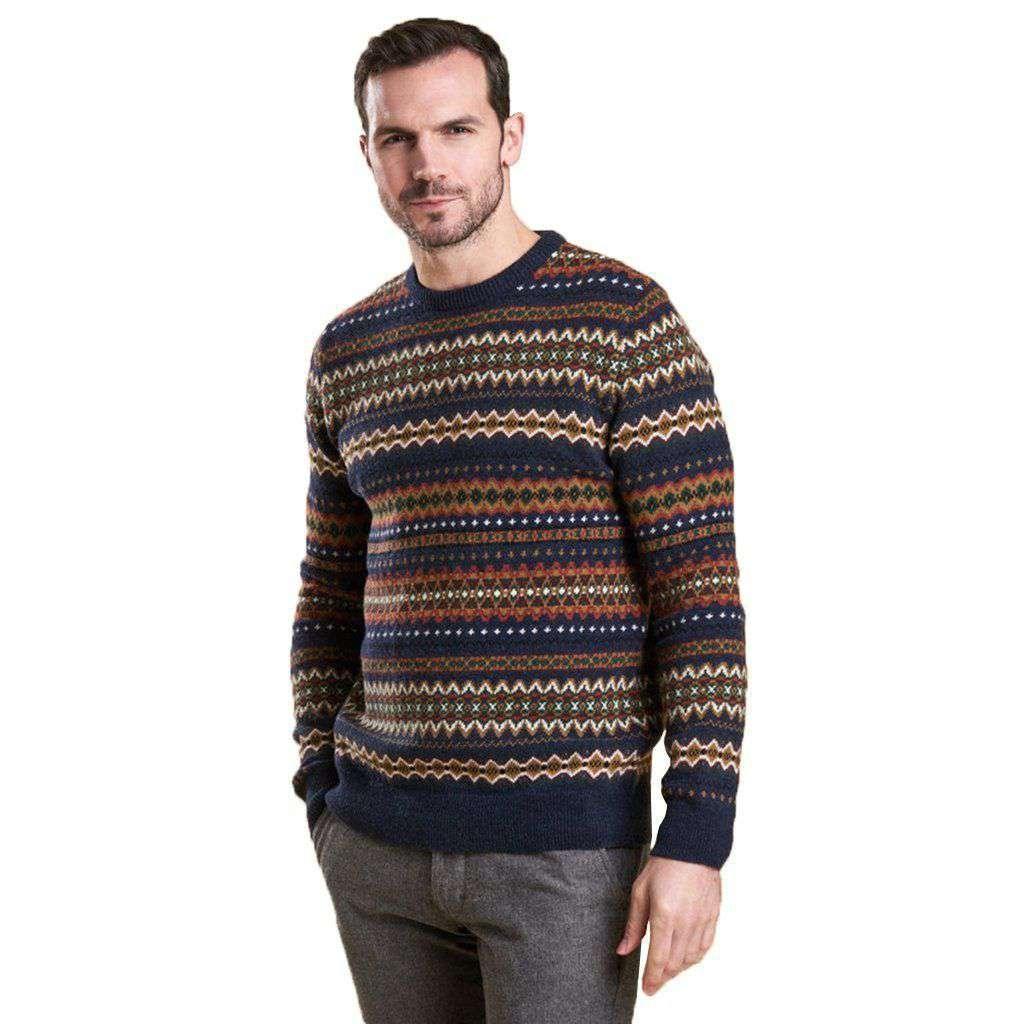 Barbour Case Fair Isle Crew Neck Sweater
