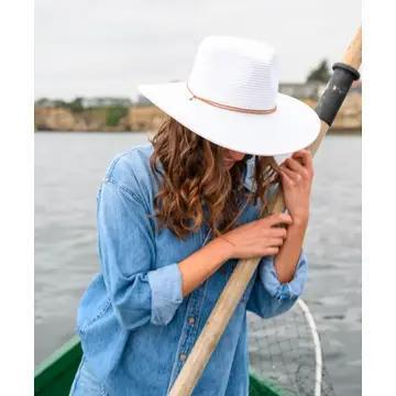 American Hat Makers Felix Safari Wide Brim Straw Sun Hat