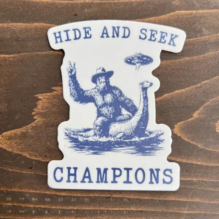 208 Tees Sasquatch Sticker | Waterproof Vinyl Decal | 3-3.5 inches