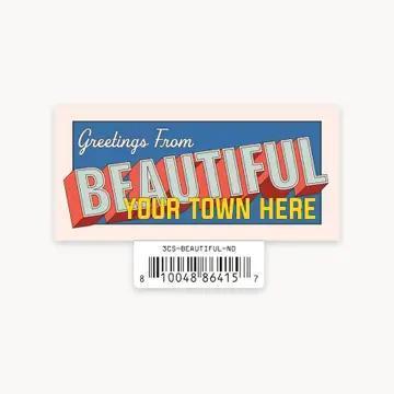 Beautiful Chelan Name Drop Sticker