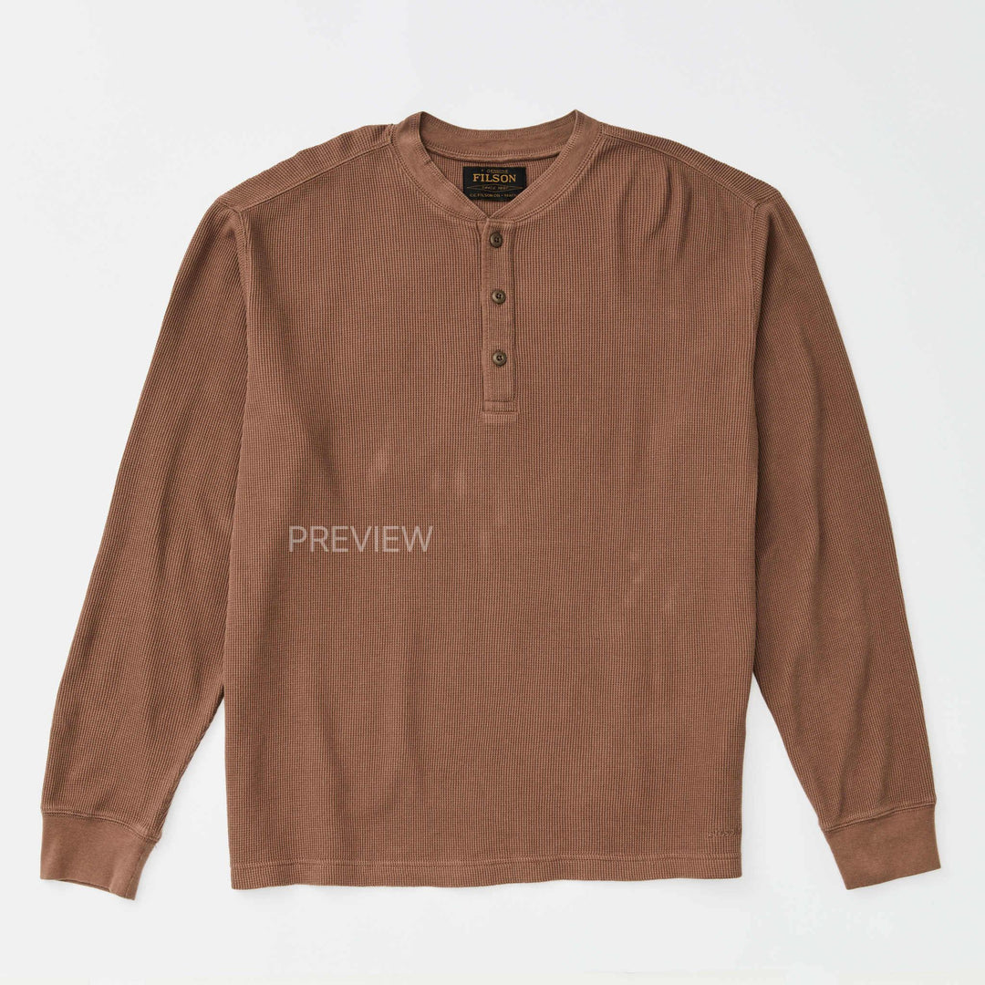 Filson Lightweight Waffle Knit Henley