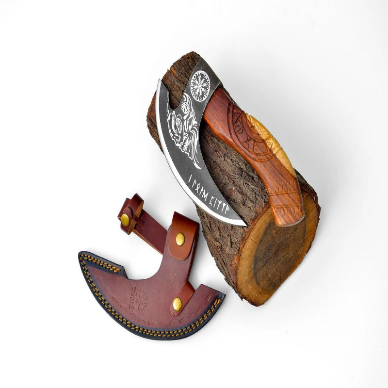 Titan International Pizza Cutter &amp; Leather Hand Axe Sheath - Titan Nordic
Raven