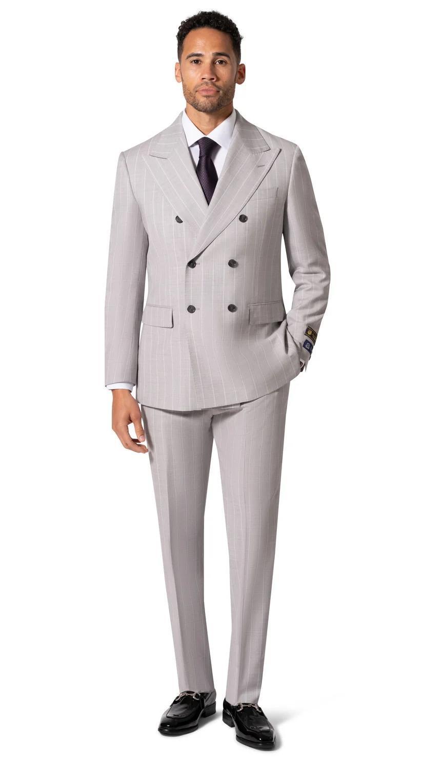 Bergamo Elegant - Faille Wool 3 Piece Modern Fit Suit