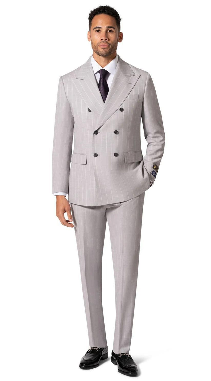 Bergamo Elegant - Faille Wool 3 Piece Modern Fit Suit