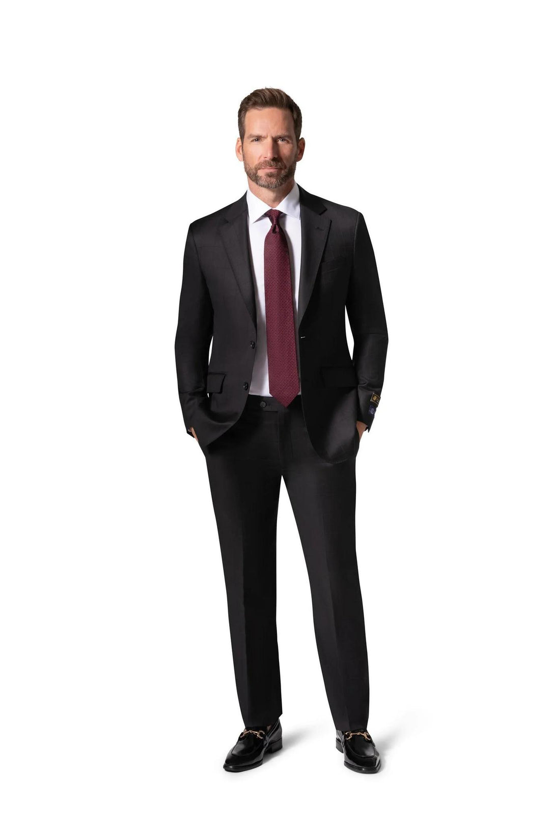 Bergamo Elegant - Faille Wool Solid Suit Modern Fit 10015.200