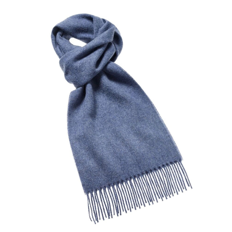 Bronte Moon Plain Luxury Scarf - 100% Merino Lambswool - Made in England