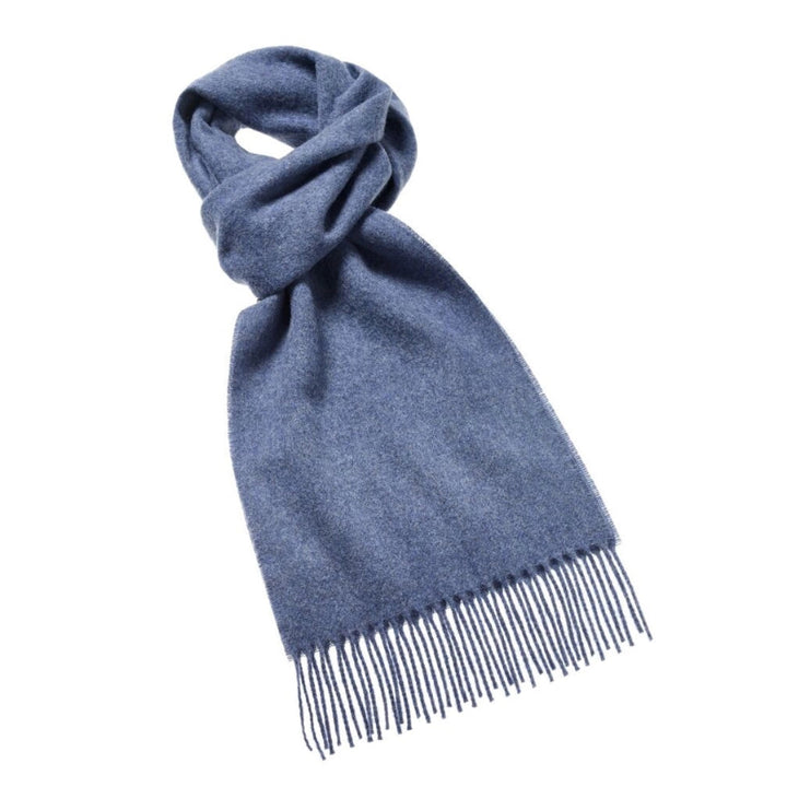 Bronte Moon Plain Luxury Scarf - 100% Merino Lambswool - Made in England