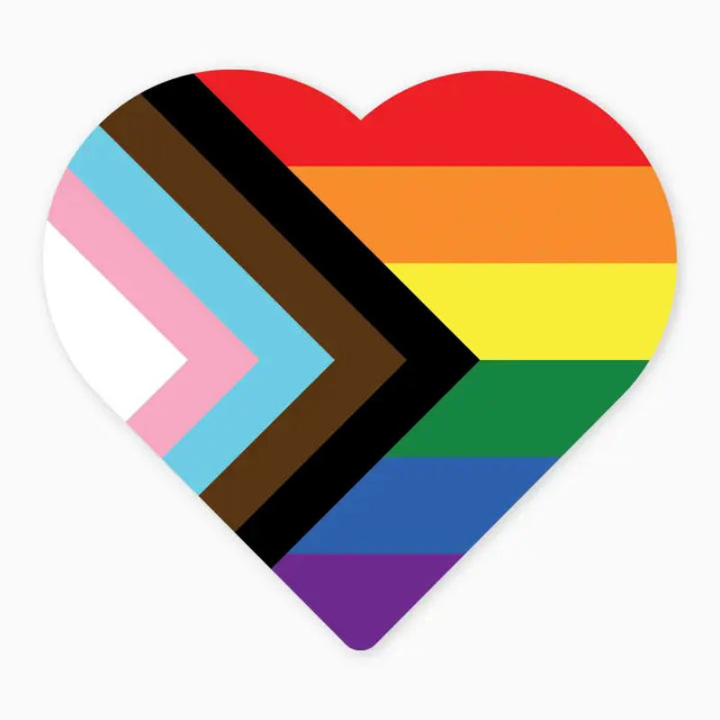 Nice Enough Sticker Pride Heart 3" Art Sticker