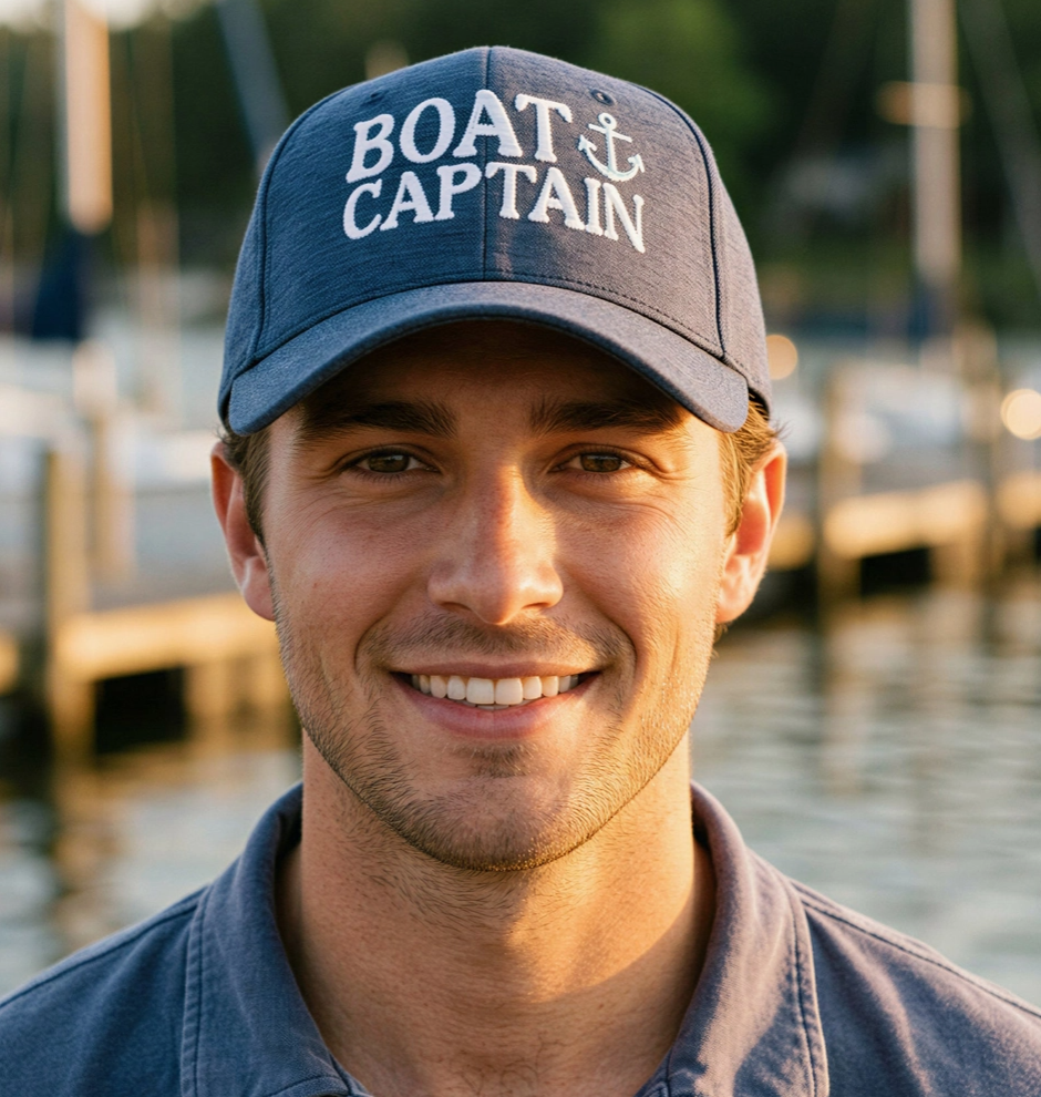 Boat Captain Dad Hat