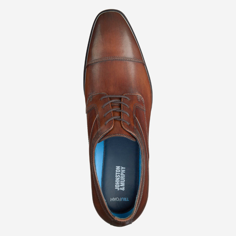 Johnston &amp; Murphy Gibbons Cap Toe Shoe