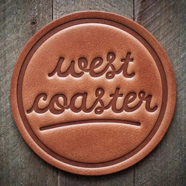 Sugarhouse Leather Coaster 