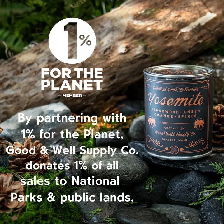 Good &amp; Well Supply Co. Rainier National Park Candle