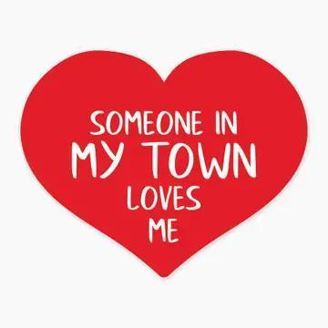 Someone Loves Me Lake Chelan Name Drop Sticker