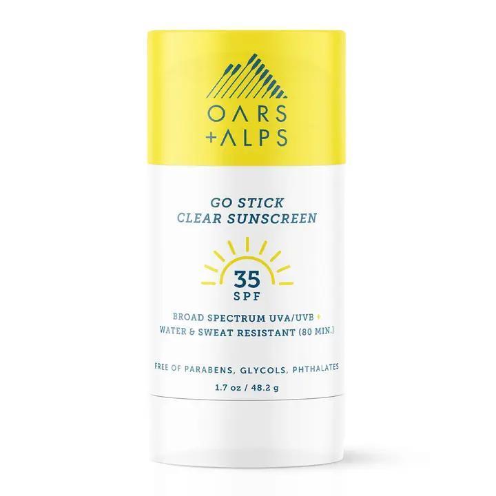 Oars + Alps Go Stick Clear SPF 35 Face Sunscreen Stick