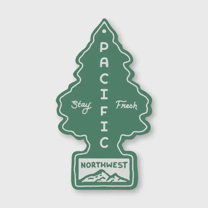 Pike Street Press PNW Air Freshener Sticker