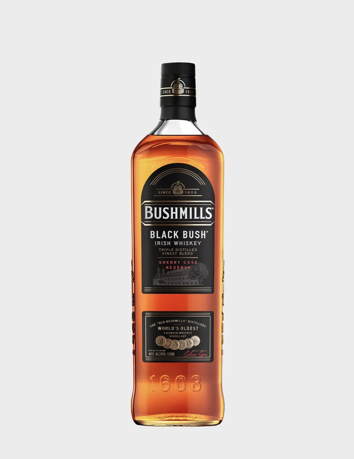 Bushmills Blended Irish Whiskey Black Bush 80 proof