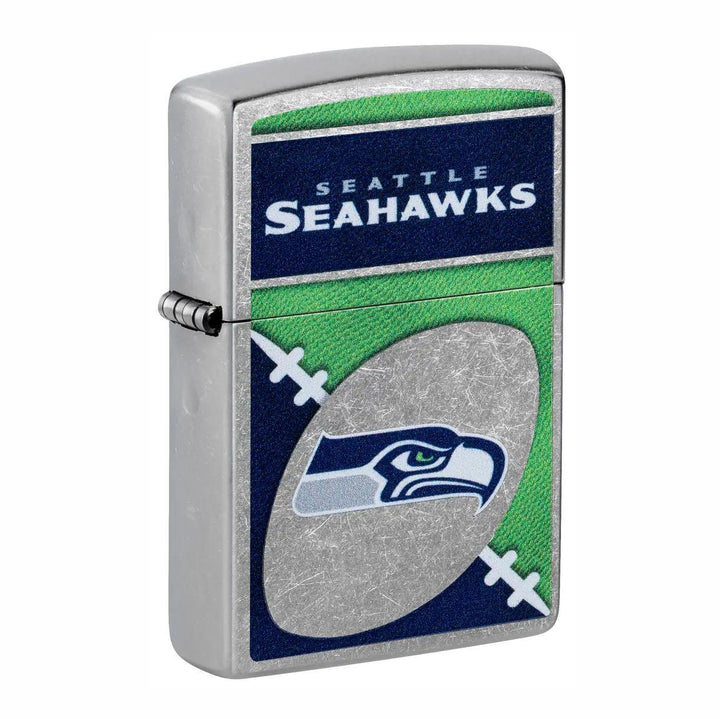 Zippo NFL Seattle Seahawks Street Chrome Windproof Lighter