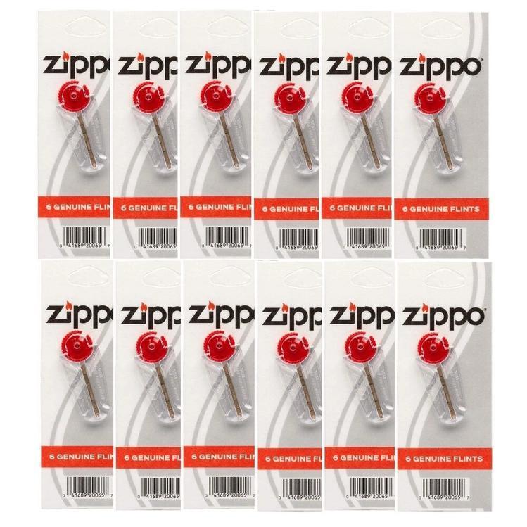 Zippo Genuine Flints – 6 Flint Plastic Dispenser