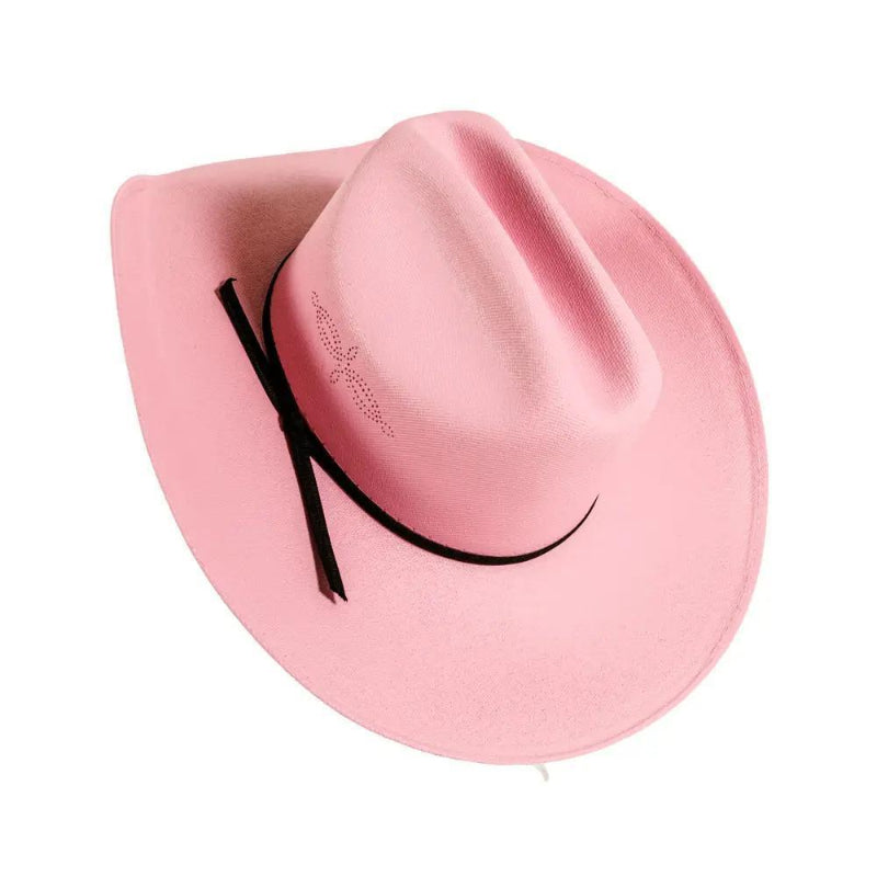American Hat Makers Western Cowboy Hat - Style Pioneer | Pink