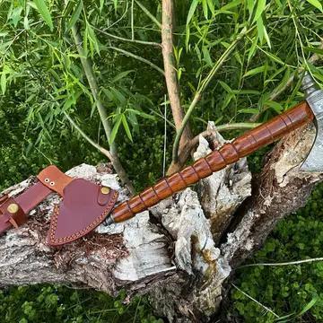 Titan Damascus Handmade Peace Pipe