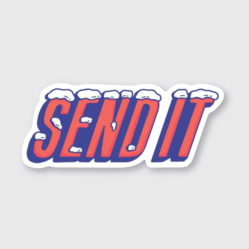 Pike Street Press Send It Sticker | 3.25" x 1.4" 
