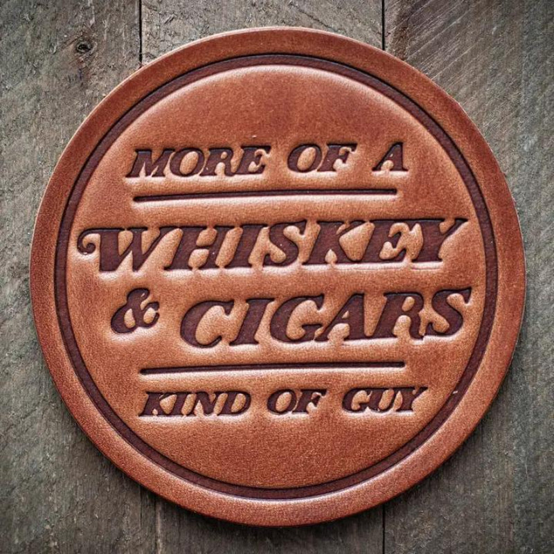 Sugarhouse Leather Coaster 