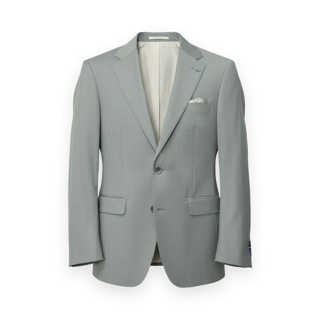 Giles &amp; Jasper Light Sage Herringbone Suit