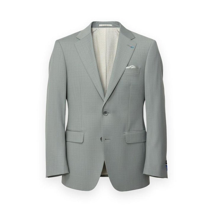 Giles &amp; Jasper Light Sage Herringbone Suit
