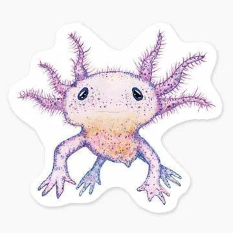 Nice Enough Sticker Axolotl 3" Art Sticker