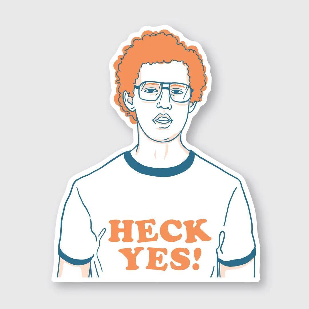Pike Street Press "Heck Yes" Sticker