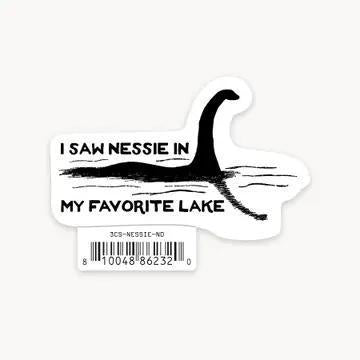 Nessie Lake Chelan Name Drop Sticker