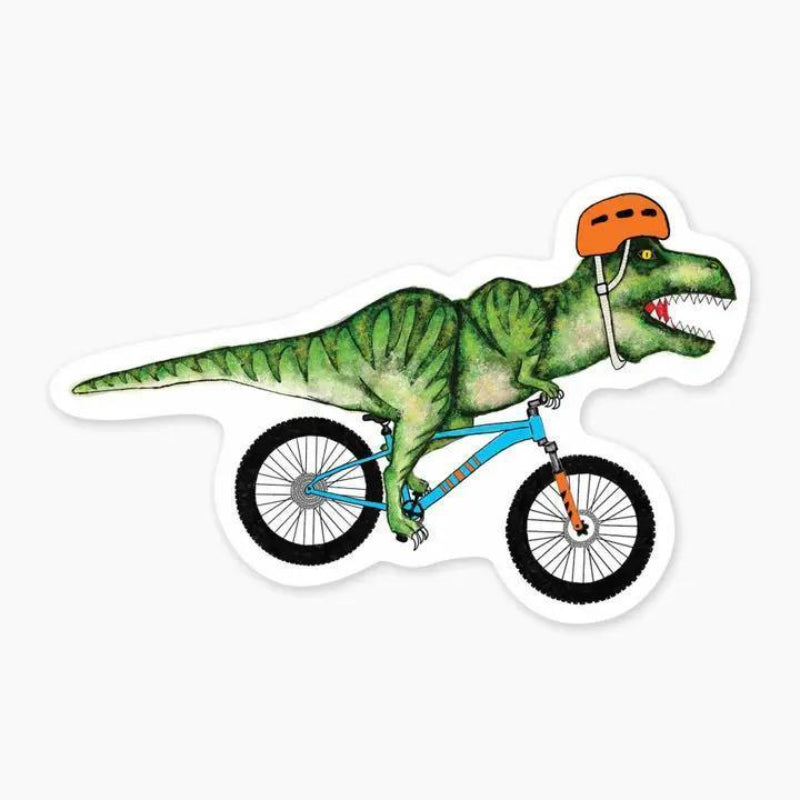 Nice Enough Sticker Rex Bike 3" Art Sticker