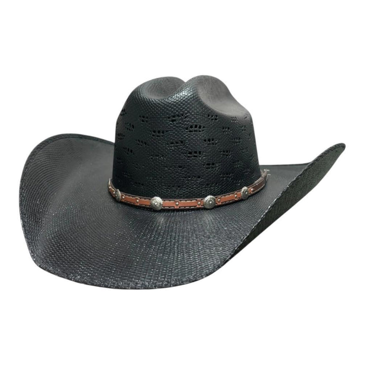 American Hat Makers New Western Cowboy Straw Hat - Style Coyote - Front View