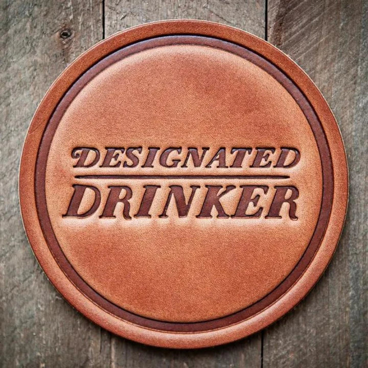Sugarhouse Leather Coaster 