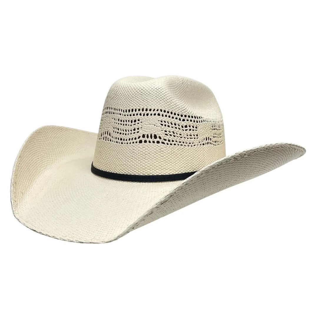 American Hat Makers Bozeman Bangora Straw Cowboy Hat – Cream