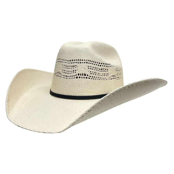 American Hat Makers Bozeman Bangora Straw Cowboy Hat – Cream