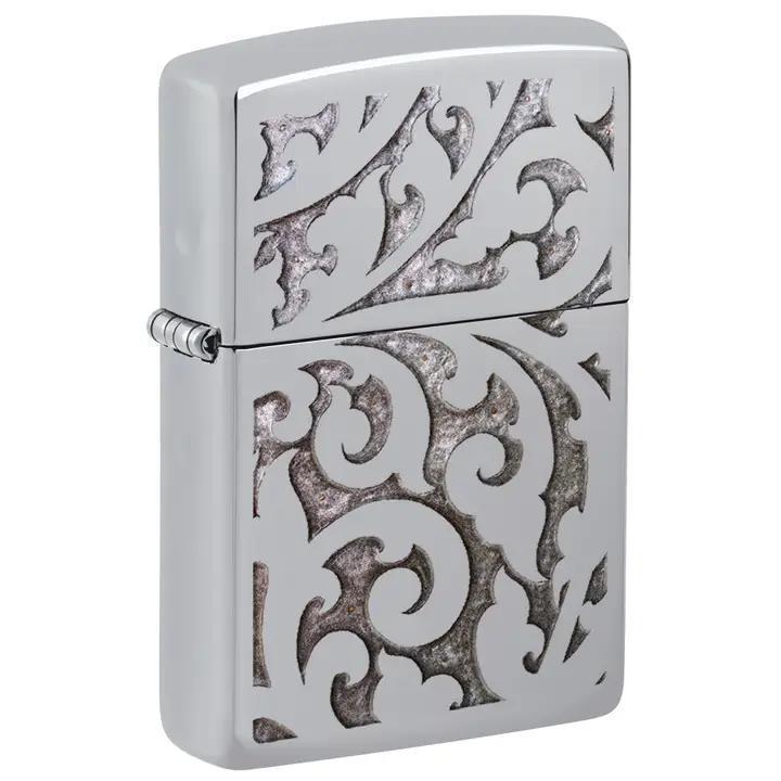 Zippo Elegant Filigree Chrome Windproof Lighter