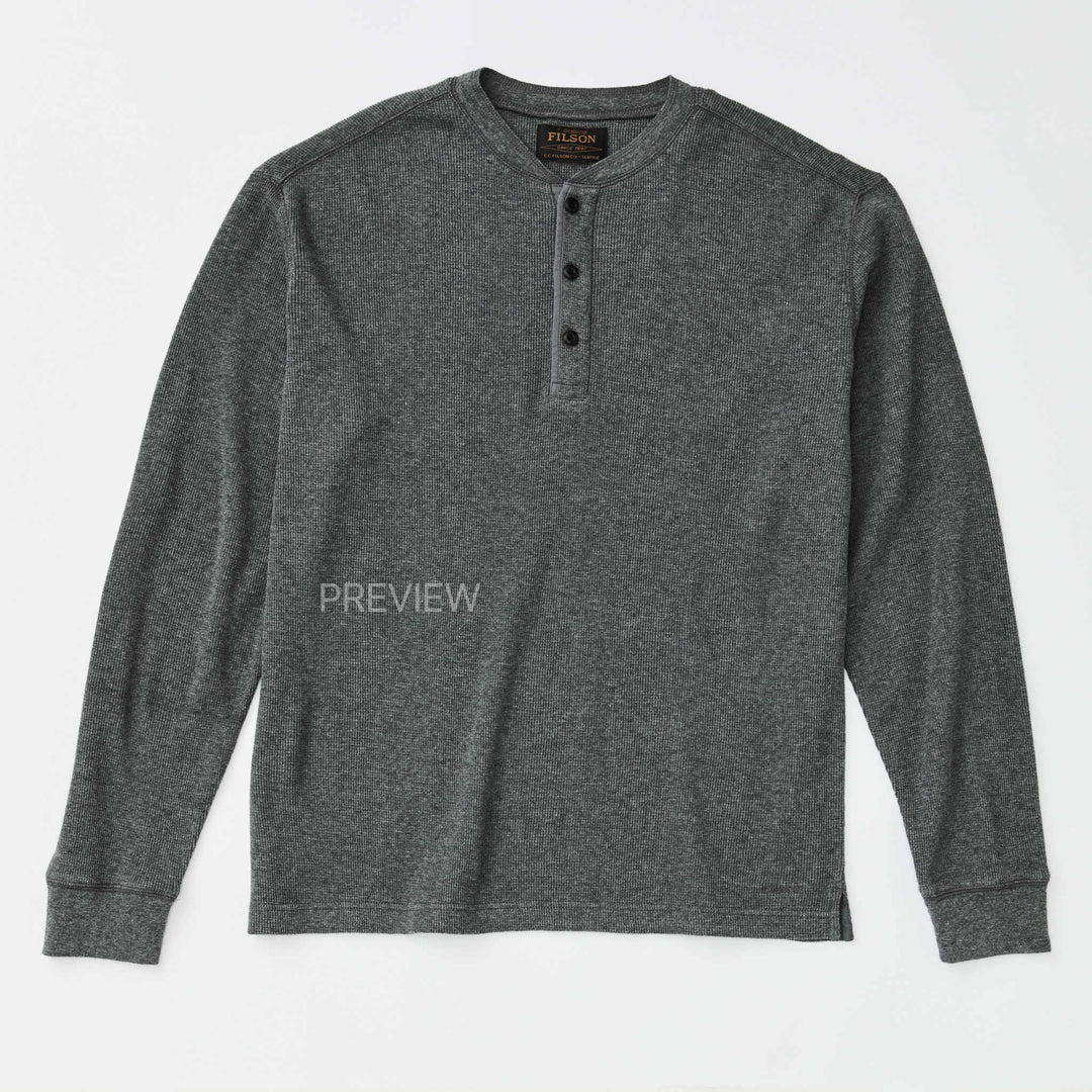 Filson Lightweight Waffle Knit Henley