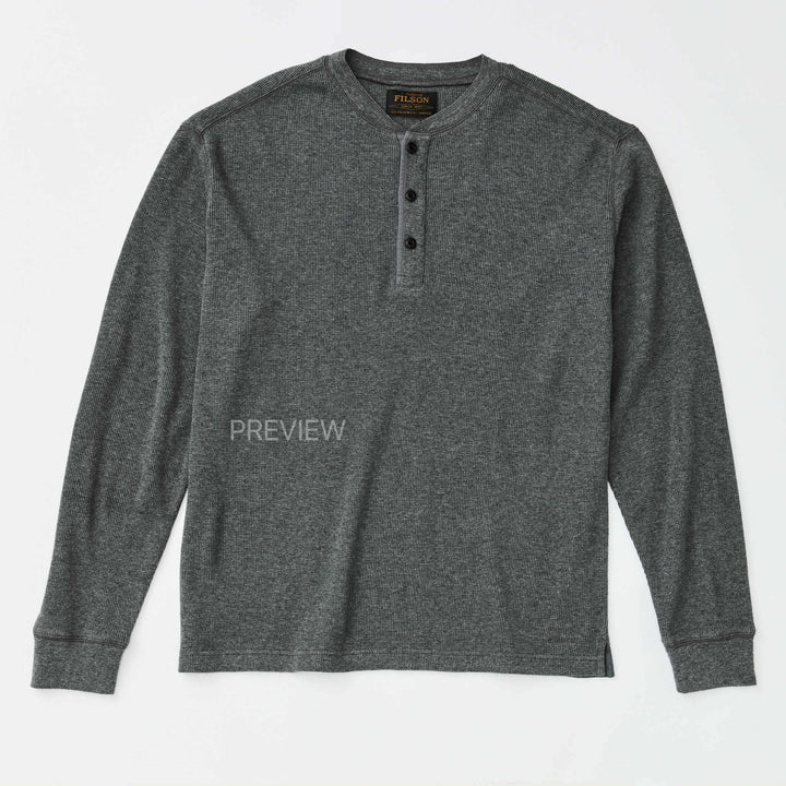 Filson Lightweight Waffle Knit Henley