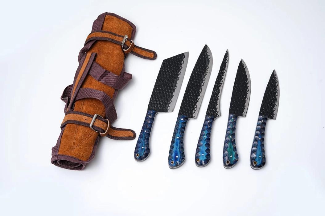 5-Piece Hand-Forged Kitchen Knife Set
