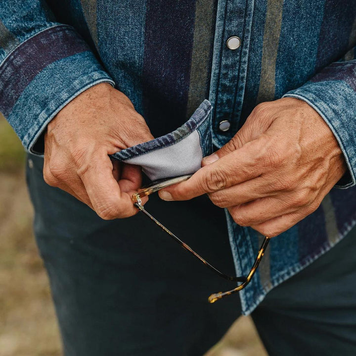 Howler Brothers Dust Up Denim Snapshirt