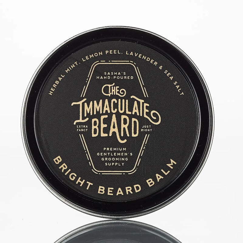 The Immaculate Beard BRIGHT Beard Balm (Spearmint, Eucalyptus & Lemon)
