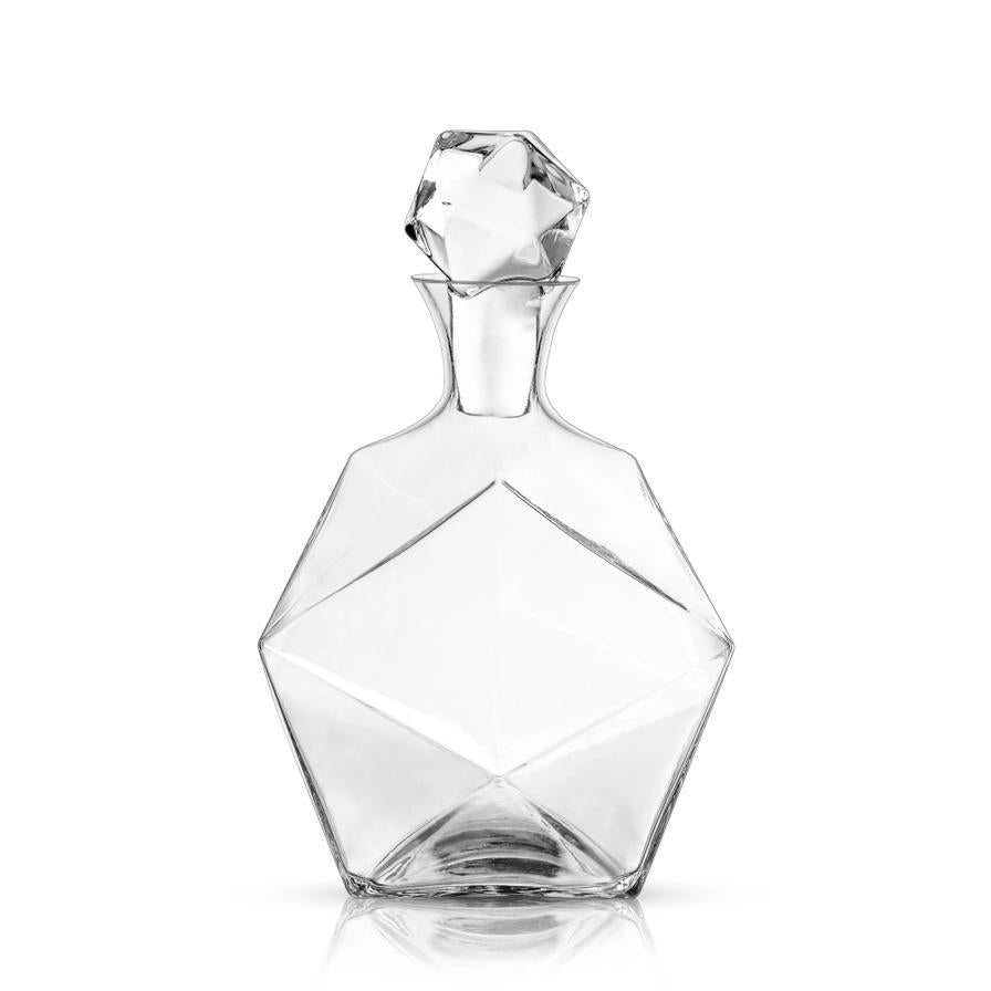 Viski SenecaT™ Faceted Crystal Liquor Decanter