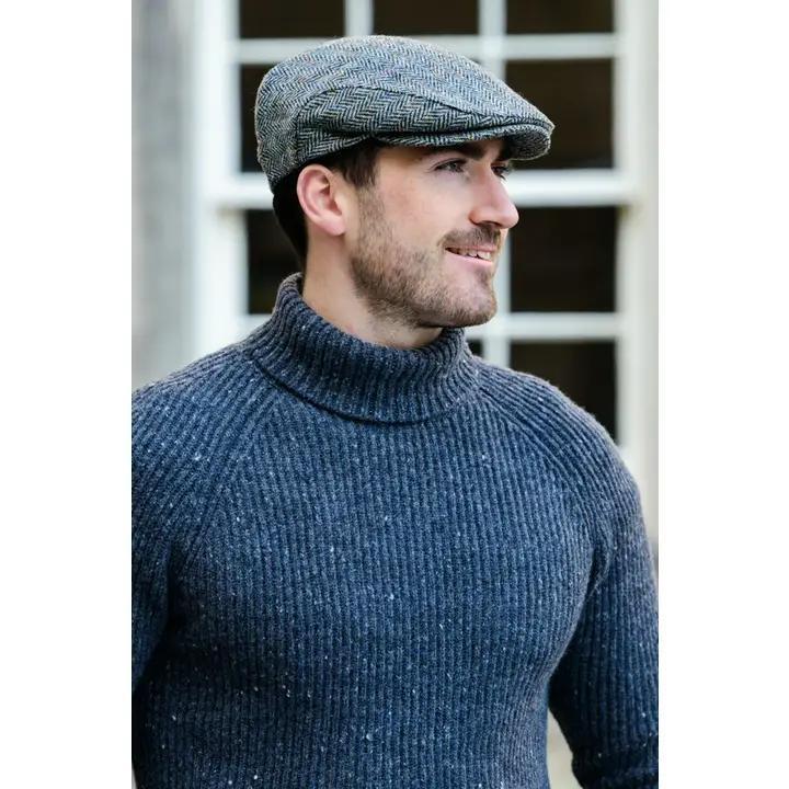 Trinity Tweed Flat Cap, Made in Ireland